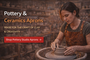 Professional Pottery Apron: Shop Leather & Studio Aprons