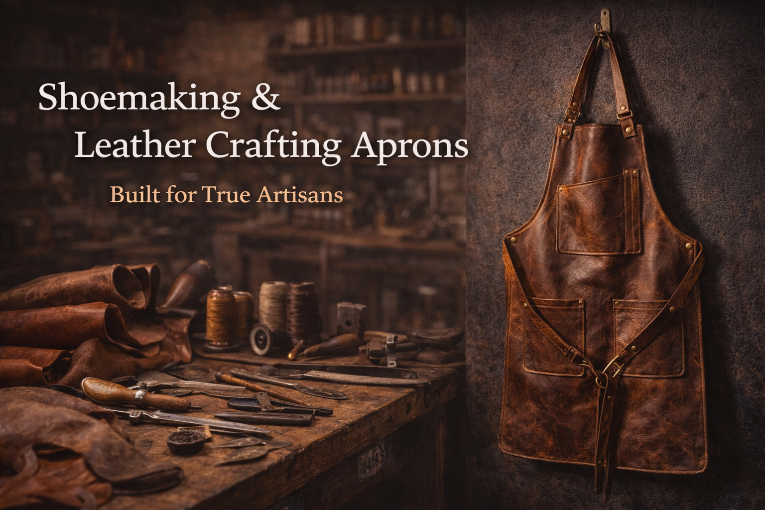 Premium Shoemaking Apron & Leather Craft Gear | Jacket Field