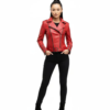 Untitled 1000 x 1000 px 6 - Women’s Red Sheepskin Leather Biker Christmas Jacket Handmade
