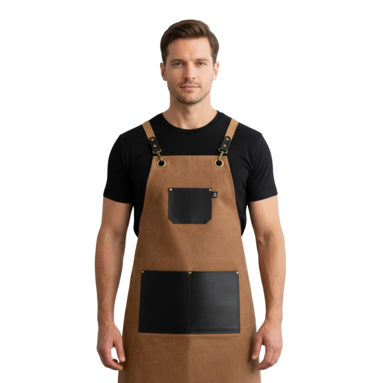 The Grill Master – BBQ Chef Leather Apron by Jacket Field