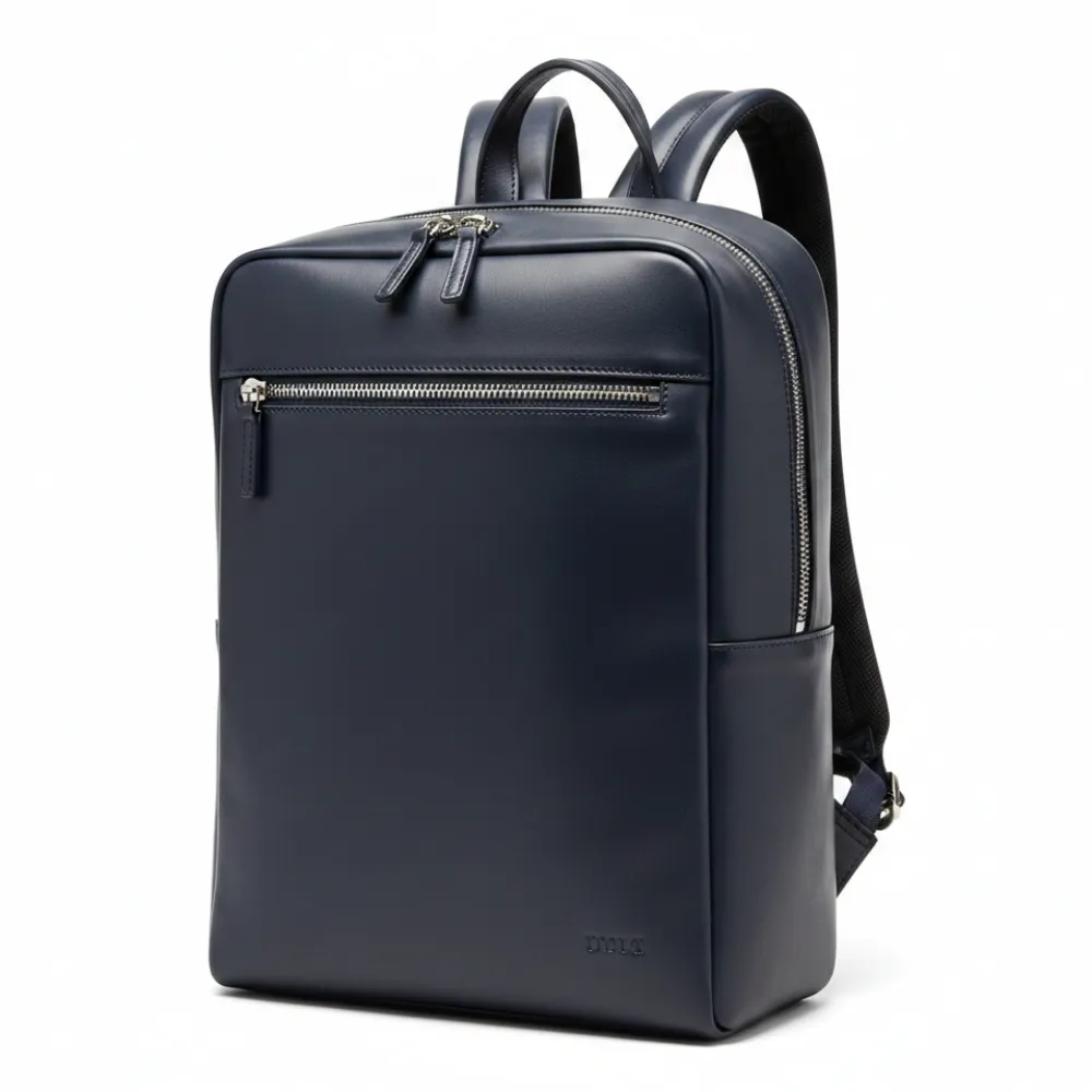 Unisex Premium Cowhide Leather Laptop Backpack by Jacket Field