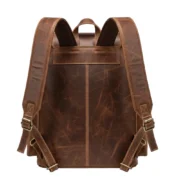 Men’s Vintage Brown Cowhide Leather Backpack by Jacket Field
