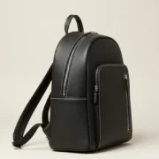 Navy-Blue Cowhide Leather Backpack by Jacket Field