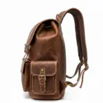 Men’s Vintage Brown Cowhide Leather Backpack by Jacket Field