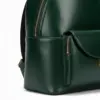 Women’s Green Leather Backpack by Jacket Field