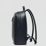 Men & Women Navy-Blue Cowhide Leather Backpack by Jacket Field