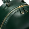 Women’s Green Leather Backpack by Jacket Field