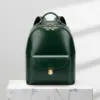 Women’s Green Leather Backpack by Jacket Field