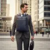 Unisex Premium Cowhide Leather Laptop Backpack by Jacket Field