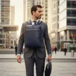 Unisex Premium Cowhide Leather Laptop Backpack by Jacket Field