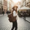 Men’s Vintage Brown Cowhide Leather Backpack by Jacket Field