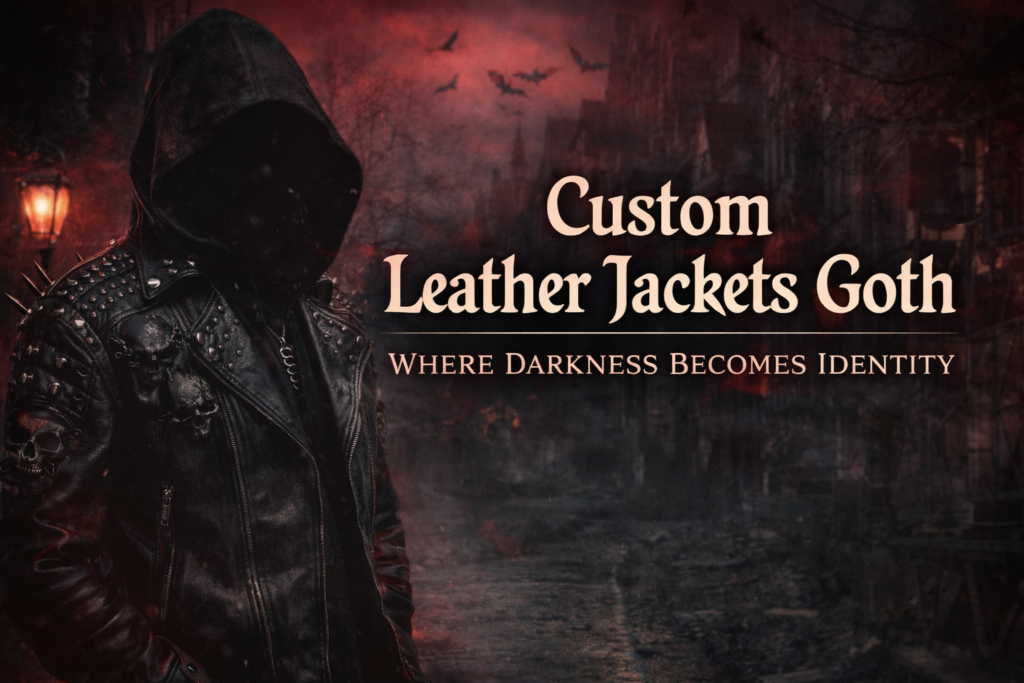 Custom Leather Jackets Goth – Dark Style & Craftsmanship