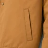 Men's Camel Brown Bomber Leather Jacket - Jacket Field 001