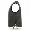 Men Leather Vest Western Style with Concealed Pockets - Jacket Field 003