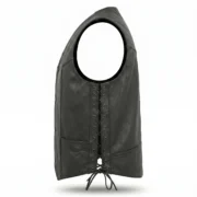 Men Leather Vest Western Style with Concealed Pockets - Jacket Field 003