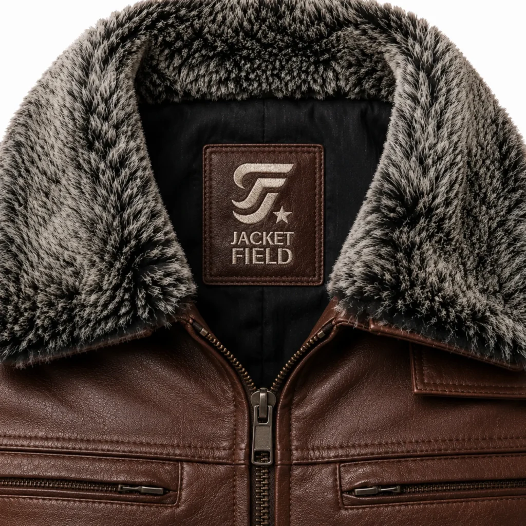 5 12 - It Hits You The Moment You Put It On — Why This Dark Brown Leather Biker Jacket With Fur Collar Is the One You'll Actually Wear All Winter