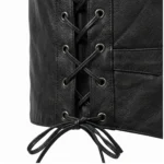 Men Leather Vest Western Style with Concealed Pockets - Jacket Field 003