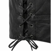 Men Leather Vest Western Style with Concealed Pockets - Jacket Field 003
