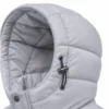 Men's puffer jacket: Warm Grey Winter Coat for Ultimate Comfort - jacket field 007