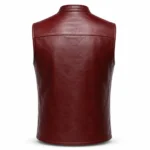 Men's Vest Leather Jacket — 100% Real Leather -jacket field 004