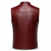 Men's Vest Leather Jacket — 100% Real Leather -jacket field 004