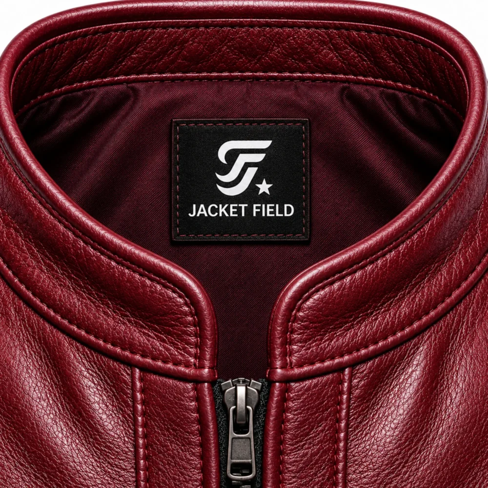 Men's Vest Leather Jacket — 100% Real Leather -jacket field 004
