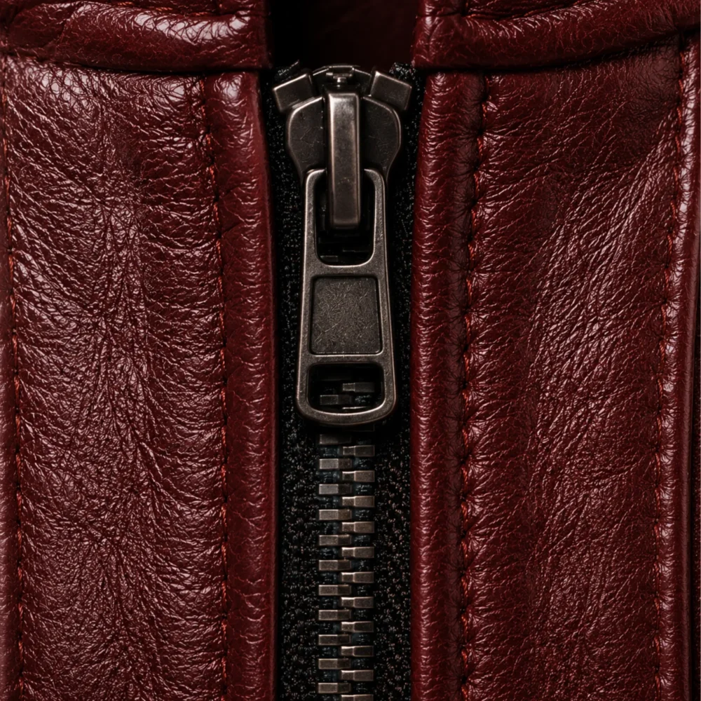 Men's Vest Leather Jacket — 100% Real Leather -jacket field 004