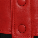 Holiday Leather Jacket for Men – Red Christmas Bomber Jacket | Jacket Field
